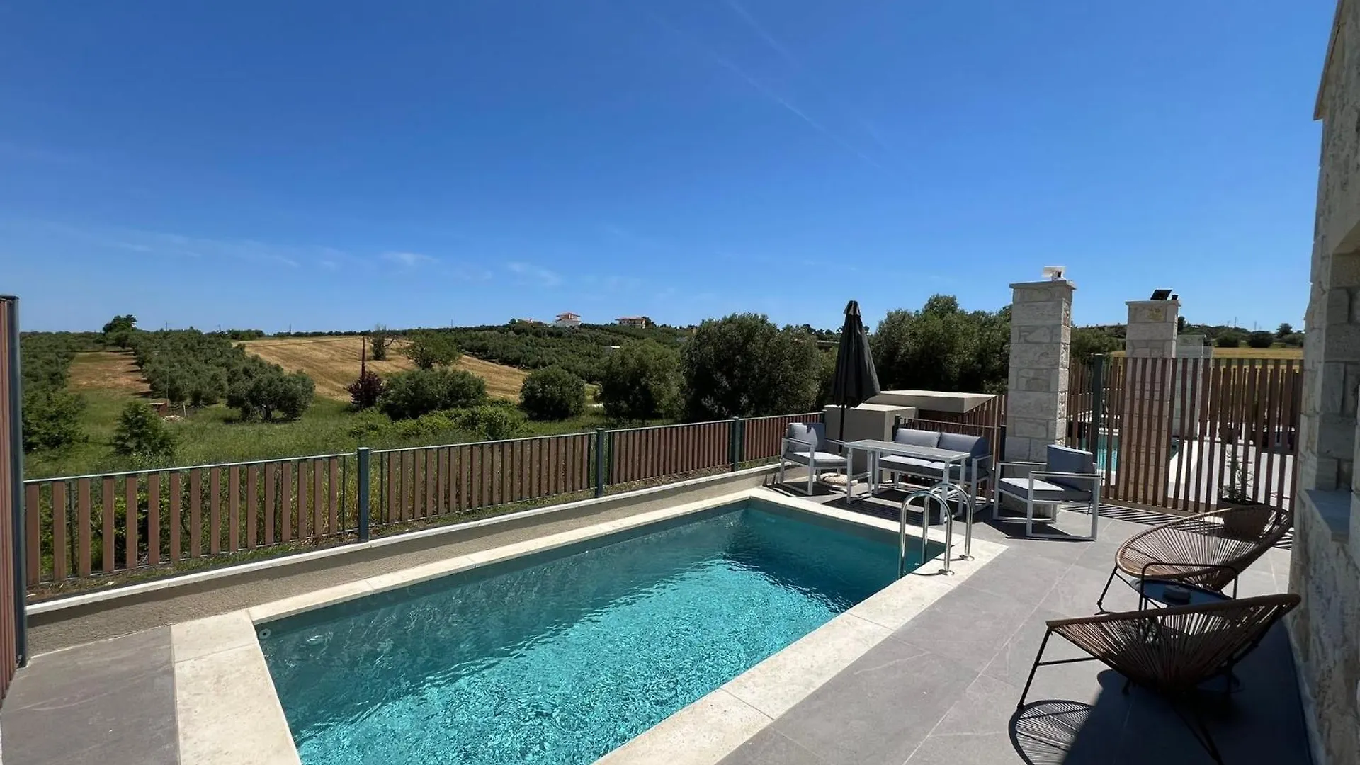 Holiday home Exclusive New Villa With Private Pool - 2Br Nea Fokea